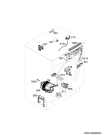 Схема №10 L82470BI с изображением Блок управления для стиралки Aeg 973914528237030